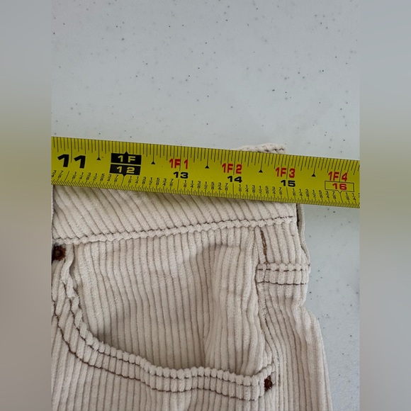 Corduroy Pacsun mom jeans cream Size 27 EUC - Picture 10 of 11